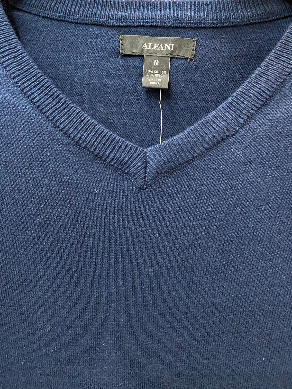 Alfani Sweater V Neck Full Sleeves
