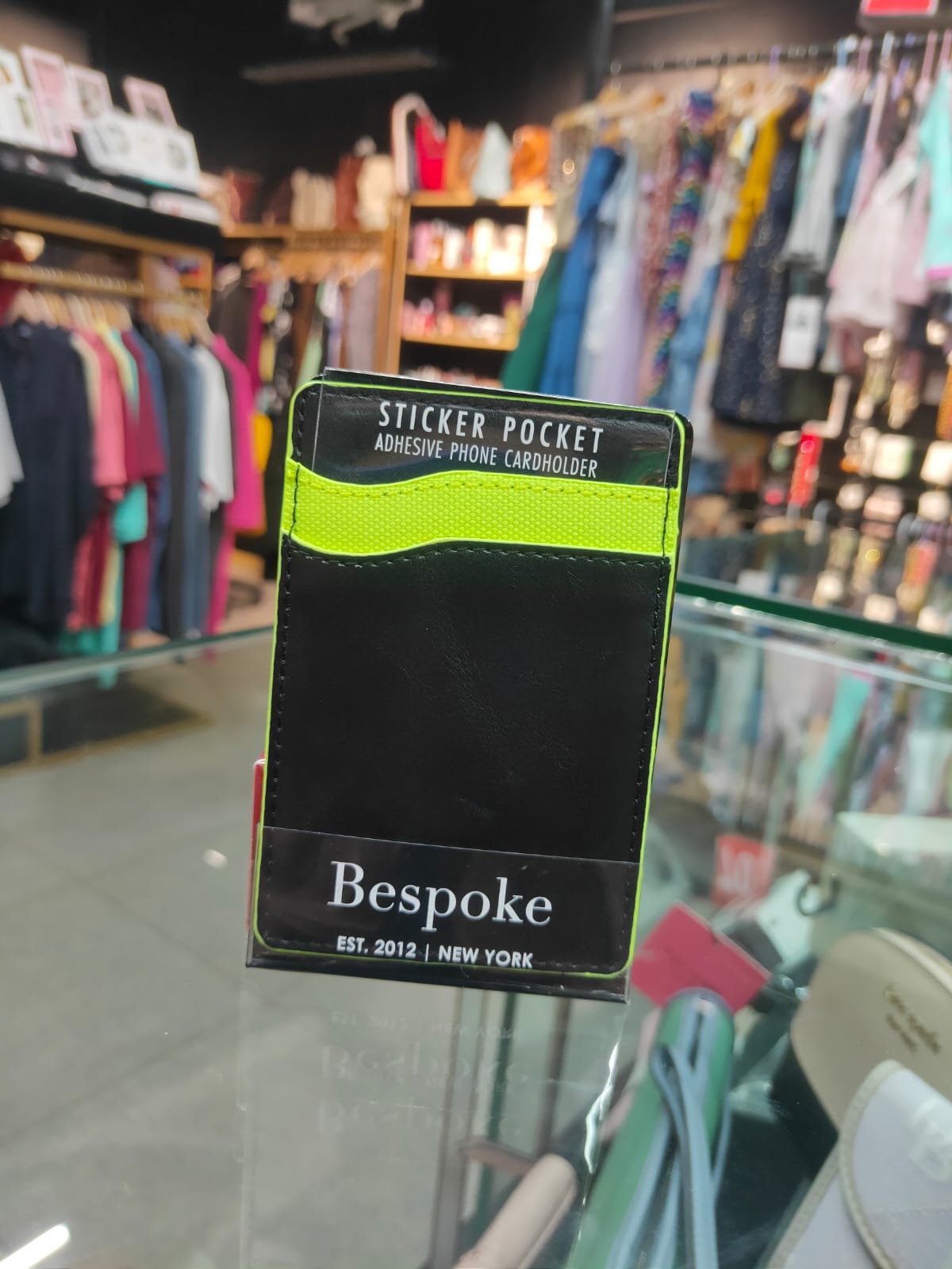 BESPOKE Pocket Adhesive Phone Card Holder