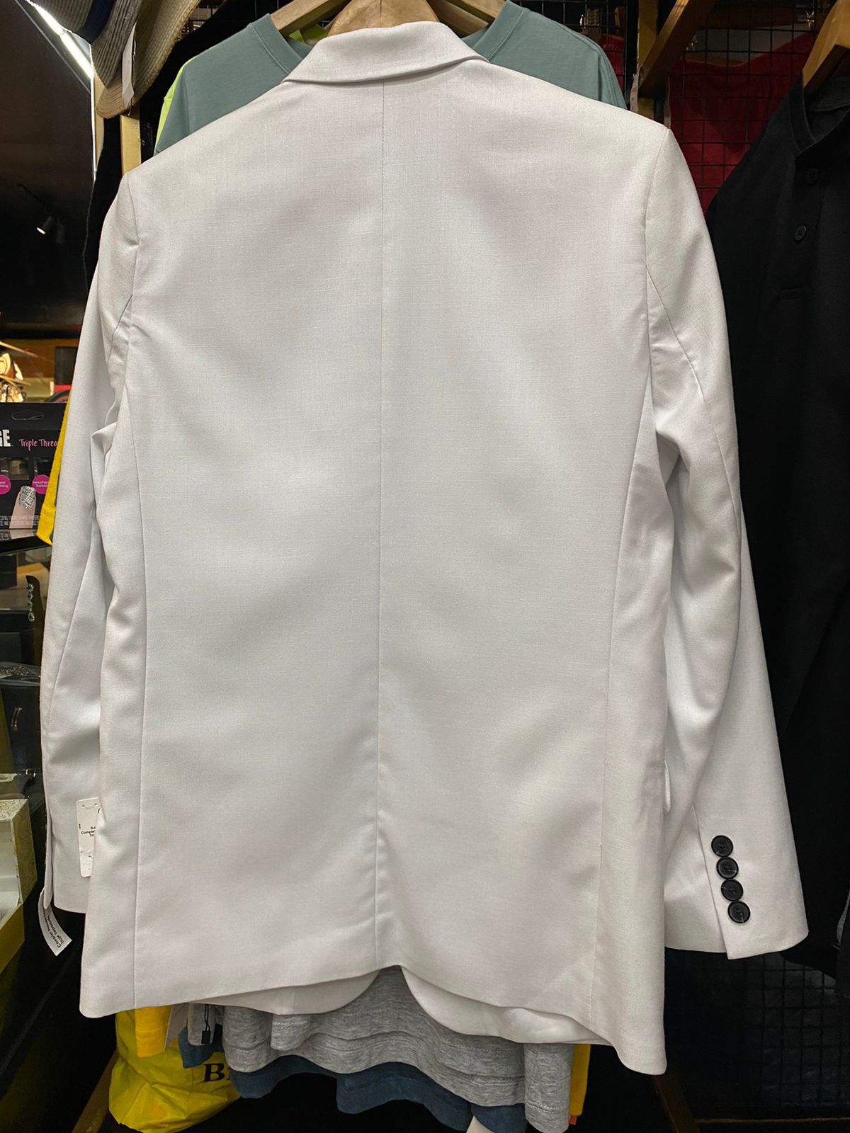 Stretch Tonal Sharkskin Jacket