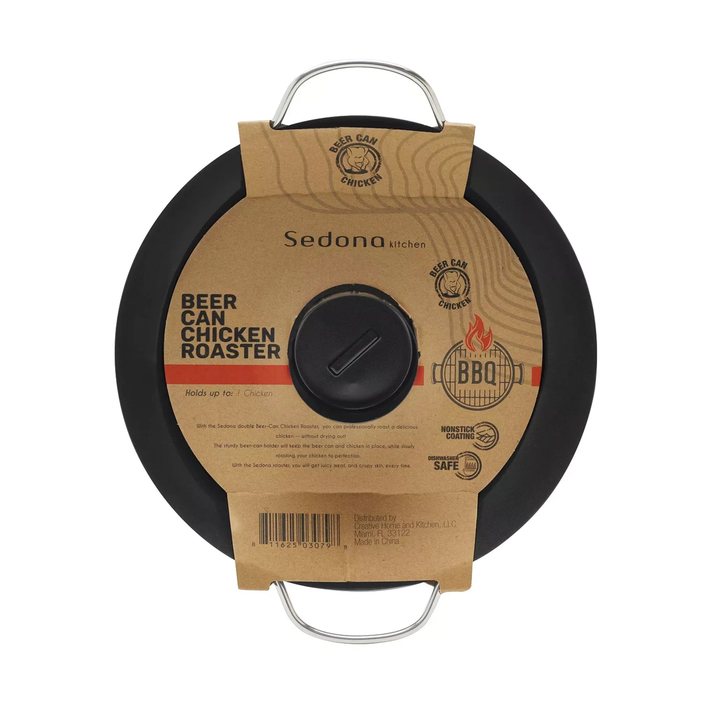 Sedona Kitchen Single Beer Can Chicken Roaster Rack