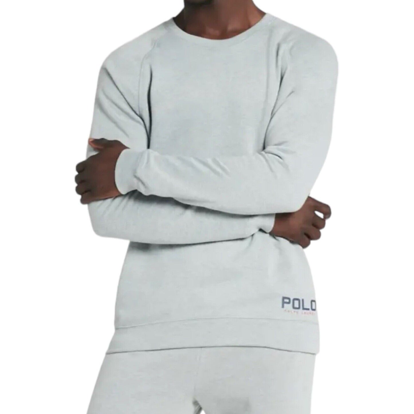 Polo Ralph Lauren Grey Crewneck Regular Fit Mens Sleepwear Sweatshirt